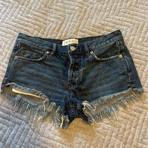 Free People jean shorts